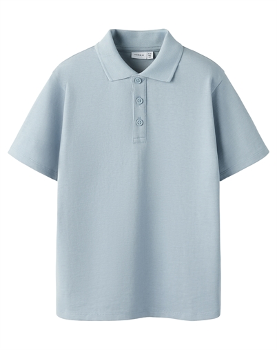 Name It- NKMKally Kurzarm-Polo - Blue Fog